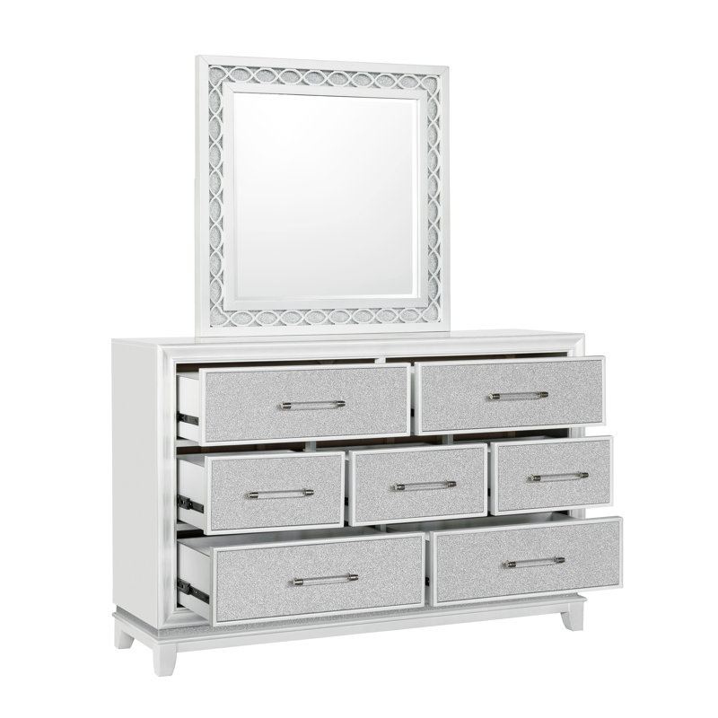 Lincoln Solid Wood 6-Piece Storage Bedroom Set with